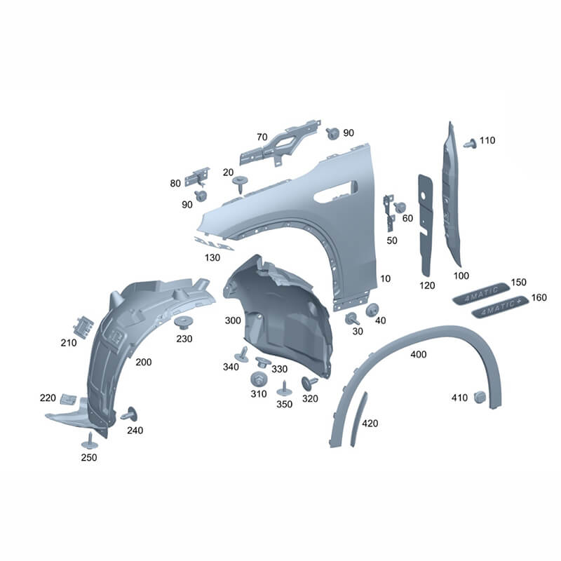 Car Front Fenders Benz Eqe SUV 500