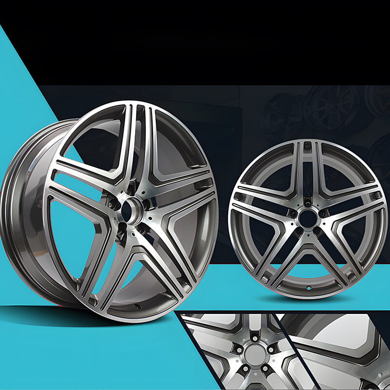 Customized Alloy Car Rims Forged Wheels For Benz 8